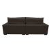Sofá 2,12m Retrátil e Reclinável com Molas Cama inBox Plus Tecido Suede Velusoft Café