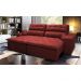 Sofá 2,22m Retrátil e Reclinável com Molas Cama inBox Confort Tecido Suede Velusoft Vermelho