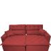 Sofá 2,32m Retrátil e Reclinável com Molas Cama inBox Confort Tecido Suede Velusoft Vermelho