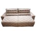 Sofá 2,42m Retrátil e Reclinável com Molas Cama inBox Plus Tecido Suede Velusoft Bege