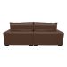 Sofá 2,52m Retrátil e Reclinável com Molas Cama inBox Plus Tecido Suede Velusoft Castor