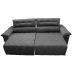Sofá 2,52m Retrátil e Reclinável com Molas Cama inBox Top Tecido Suede Velusoft Cinza