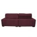 Sofá 2,62m Retrátil e Reclinável com Molas Cama inBox Confort Tecido Suede Velusoft Vinho