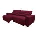 Sofá 2,62m Retrátil e Reclinável com Molas Cama inBox Plus Tecido Suede Velusoft Vinho
