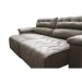 Sofá 2,62m Retrátil e Reclinável com Molas Cama inBox Top Tecido Suede Velusoft Castor