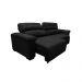 Sofá 2,62m Retrátil e Reclinável com Molas Cama inBox Top Tecido Suede Velusoft Preto