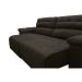 Sofá 2,72m Retrátil e Reclinável com Molas Cama inBox Top Tecido Suede Velusoft Café