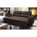 Sofá 2,82m Retrátil e Reclinável com Molas Cama inBox Confort Tecido Suede Velusoft Café