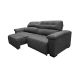 Sofá 2,82m Retrátil e Reclinável com Molas Cama inBox Top Tecido Suede Velusoft Cinza