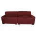 Sofá 2,82m Retrátil e Reclinável com Molas Cama inBox Top Tecido Suede Velusoft Vermelho