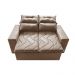 Sofá 3 Lugares Retrátil e Reclinável 1,80m Cama inBox Smal com bordado pantográfico Suede Bege