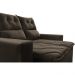 Sofá 3 Lugares Retrátil e Reclinável 1,80m Cama inBox Smal com bordado pantográfico Suede Café