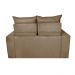 Sofá 3 Lugares Retrátil e Reclinável 1,80m Cama inBox Smal com bordado pantográfico Suede Castor