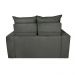 Sofá 3 Lugares Retrátil e Reclinável 1,80m Cama inBox Smal com bordado pantográfico Suede Cinza