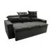 Sofá 3 Lugares Retrátil e Reclinável 2,00m Cama inBox Smal com bordado pantográfico Suede Cinza