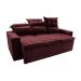 Sofá 3 Lugares Retrátil e Reclinável 2,00m Cama inBox Smal com bordado pantográfico Suede Vinho