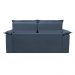 Sofá 3 Lugares Retrátil e Reclinável Cama inBox Compact 1,80m Velusoft Azul