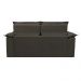 Sofá 3 Lugares Retrátil e Reclinável Cama inBox Compact 1,80m Velusoft Café