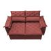 Sofá 3 Lugares Retrátil e Reclinável Cama inBox Compact 1,80m Velusoft Vermelho