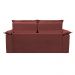 Sofá 3 Lugares Retrátil e Reclinável Cama inBox Compact 1,80m Velusoft Vermelho