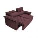 Sofá 3 Lugares Retrátil e Reclinável Cama inBox Compact 1,80m Velusoft Vinho