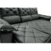 Sofá 3 Lugares Retrátil e Reclinável Cama inBox Compact 2,00m Velusoft Cinza