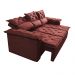 Sofá 3 Lugares Retrátil e Reclinável Cama inBox Compact 2,00m Velusoft Vermelho