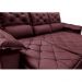Sofá 3 Lugares Retrátil e Reclinável Cama inBox Compact 2,00m Velusoft Vinho