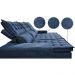 Sofá 3 Lugares Retrátil e Reclinável Cama inBox Senses 2,00m Velusoft Azul