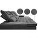 Sofá 3 Lugares Retrátil e Reclinável Cama inBox Senses 2,00m Velusoft Cinza