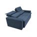 Sofá 3 Lugares Retrátil e Reclinável Cama inBox Slim 1,80m Velusoft Azul