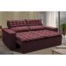 Sofá 3 Lugares Retrátil e Reclinável Cama inBox Slim 1,80m Velusoft Vinho