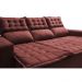 Sofá 3 Lugares Retrátil e Reclinável Cama inBox Slim 2,00m Velusoft Vermelho