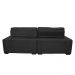 Sofá 3,02m Retrátil e Reclinável com Molas Cama inBox Confort Tecido Suede Velusoft Preto