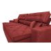 Sofá Austin 2,42m Retrátil, Reclinável com Molas no Assento e Almofadas, Tecido Suede Vermelho