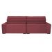 Sofá Austin 2,82m Retrátil Reclinável, Molas no Assento e Almofadas, Tecido Suede Velusoft Vinho