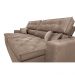 Sofá Austin 3,02m Retrátil Reclinável, Molas no Assento e Almofadas, Tecido Suede Velusoft Castor