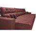 Sofá Austin 3,22m Retrátil, Reclinável com Molas no Assento e Almofadas, Tecido Suede Vermelho