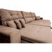 Sofá Cairo 4,12m Retrátil, Reclinável com 6 Almofadas Tecido Suede Castor - Cama InBox