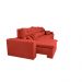 Sofá Cairo 4,12m Retrátil, Reclinável com 6 Almofadas Tecido Suede Vermelho - Cama InBox