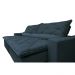 Sofá Magnum 2,82m Retrátil, Reclinável com Molas no Assento e Almofadas Lombar Tecido Suede Azul - Cama InBox