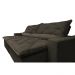 Sofá Magnum 2,82m Retrátil, Reclinável com Molas no Assento e Almofadas Lombar Tecido Suede Café - Cama InBox