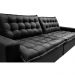 Sofá Retrátil Reclinável e Cama 2,15m Cama inBox Flex Suede Velusoft Preto