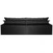 Sofá Retrátil Reclinável e Cama 2,15m Cama inBox Flex Suede Velusoft Preto