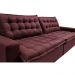 Sofá Retrátil Reclinável e Cama 2,15m Cama inBox Flex Suede Velusoft Vinho