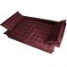 Sofá Retrátil Reclinável e Cama 2,15m Cama inBox Flex Suede Velusoft Vinho