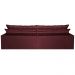 Sofá Retrátil Reclinável e Cama 2,15m Cama inBox Flex Suede Velusoft Vinho