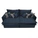 Sofá Retrátil e Reclinável 2,12m com Molas Ensacadas Cama Inbox Supreme Tecido Suede Velusoft Azul