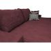 Sofá Retrátil e Reclinável 2,12m com Molas Ensacadas Cama Inbox Supreme Tecido Suede Velusoft Vinho