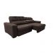 Sofá Retrátil e Reclinável 2,15m Molas Ensacadas Cama inBox Style Thermo Gel Linho Marrom